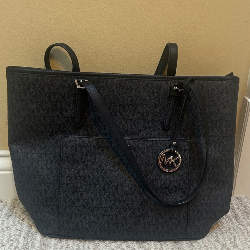 Michael Kors Dark Gray Tote Bag